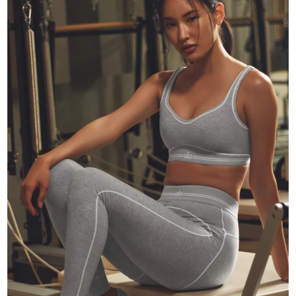 Alosoft High-Waist Heart Throb Legging and Bra Set